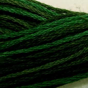 O539 Evergreens - six strand cotton floss Valdani - free ship US CA - q1