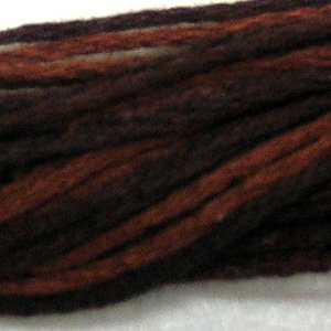 O547 Burnt Chocolate six strand cotton floss Valdani free ship US CA q6