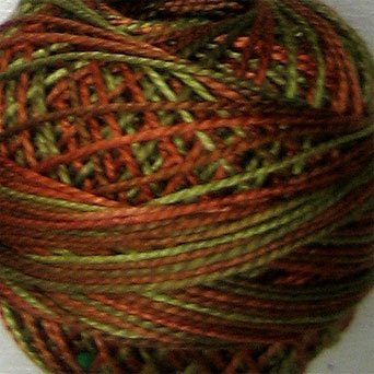Punchneedle M78 Copper Leaf 3 Strands Cotton Floss Valdani 29yd ball Free Shipping US q6