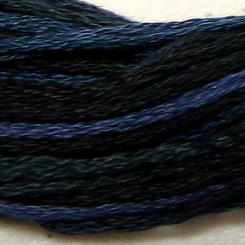 M91 Black Night - six strand cotton floss Valdani free ship US CA q2