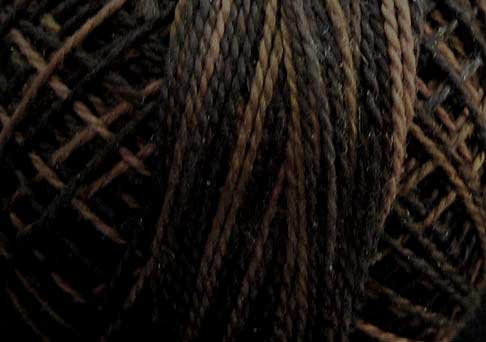 O501 Ebony Almond Three-Strand-Floss ® Valdani 0501 cotton 29yd Free Ship US q1