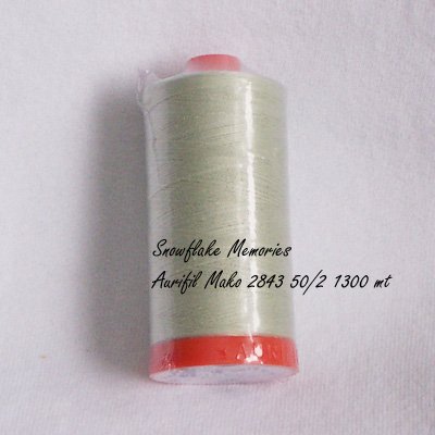 Aurifil 2843 Palm Leaf cotton thread 50 wt 1300 meter q1