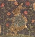 Mr Cotton Tail pattern for Punchneedle Embroidery by Brenda Gervais q1