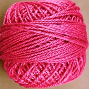 50 Magenta - Pearl Cotton size 8 - Valdani Solid color q6