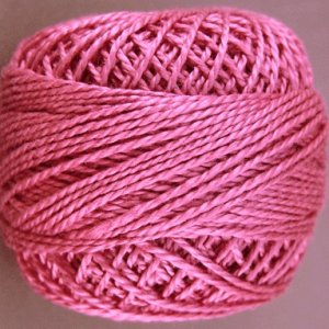 54 Dusty Rose Medium Pearl Cotton size 8 Valdani Solid color q6