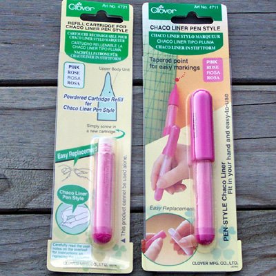 Pink Chaco Liner Pen Style and Refill for fabric easy marking q1
