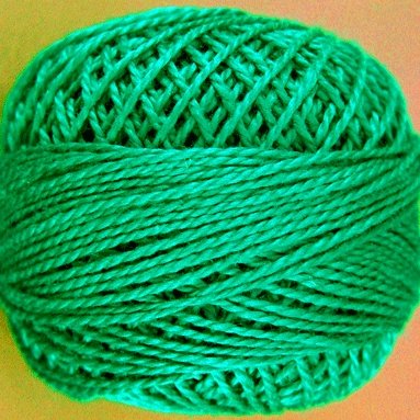 38 Emerald Forest Pearl Cotton size 8 Valdani Solid color q1