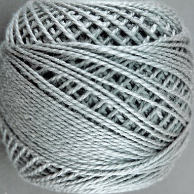 120 Medium Gray Pearl Cotton size 8 Valdani Solid color q6