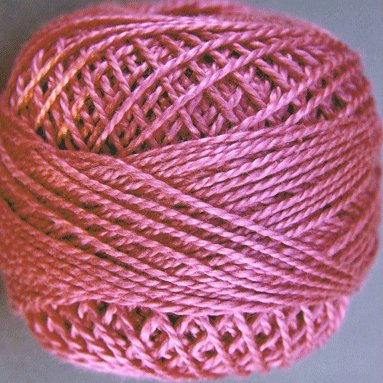 82 Light Lilac Pearl Cotton size 8 Valdani Solid color q4