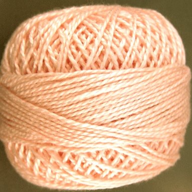 69 Blush Pearl Cotton size 8 Valdani Solid color q4