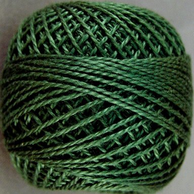 39 Forest Green Pearl Cotton size 8 Valdani Solid color q6