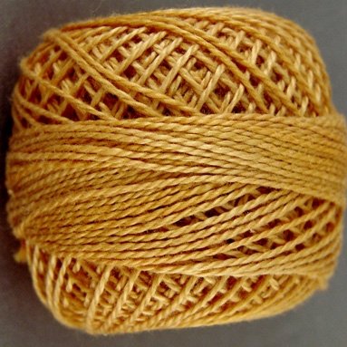 14 Deep Rusty Orange Pearl Cotton size 8 Valdani Solid color q6