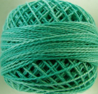 O544 - Pond Ripple - Pearl Cotton size 8 0544 Valdani Overdyed q5