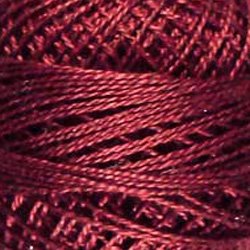 78 Rusty Burgundy Pearl Cotton size 12 Valdani Solid color q6