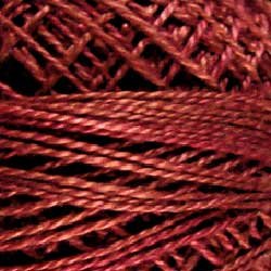 O503 Garnets Pearl Cotton size 12 Valdani Overdyed 0503 q6