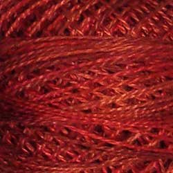 O534 Quiet Fall - Pearl Cotton size 12 - Valdani Overdyed 0534 q6
