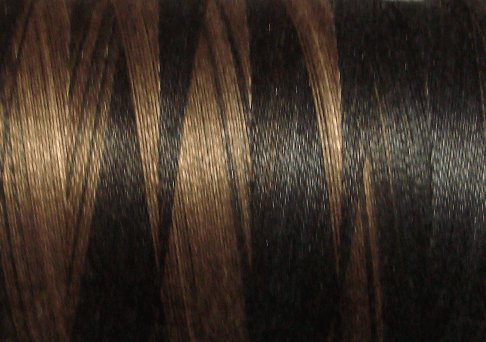 O531 Black Nut 35wt 500m Valdani Overdyed Thread 0531 q2