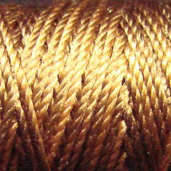 S154 Antique Gold - Silk perlé Au Ver à Soie by VALDANI 20m spool q1