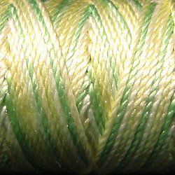 S543 Lime Sherbet - Silk perlé Au Ver à Soie by VALDANI 20m spool q6