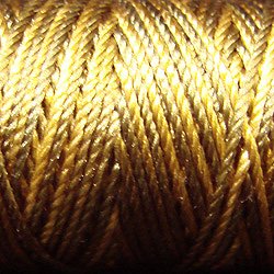 S153 Golden Moss - Silk perlé Au Ver à Soie by VALDANI 20m spool q4