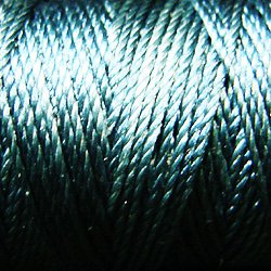 S31 Tealish Blue - Silk perlé Au Ver à Soie by VALDANI 20m spool q1