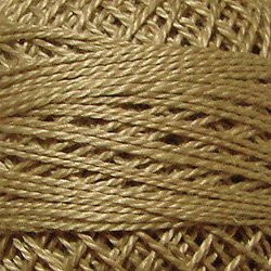 174 Tea Dyed Stone Pearl Cotton size 8 Valdani Solid color q6