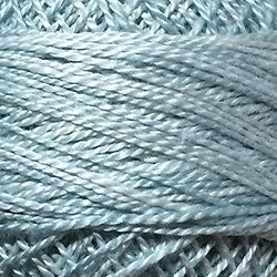 O558 Blue Suave Pearl Cotton size 12 Valdan Overdyed 0558 q2