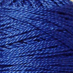 210 Sapphire Pearl Cotton size 12 Valdani Solid color q6