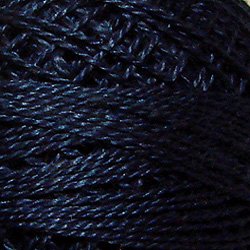 114 Marine Pearl Cotton size 12 Valdani Solid color q6