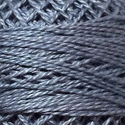 120 Medium Gray Pearl Cotton size 12 Valdani Solid color q6