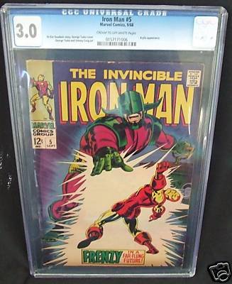 CGC GRADED 3.0 THE INVINCIBLE IRON MAN # 5 9/68