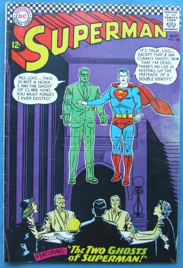 SUPERMAN NO 186 MAY 1966 DC COMICS