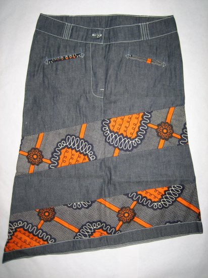 Jeans skirt shorter (o)