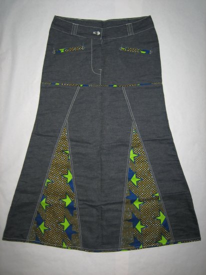 Jeans skirt long (st)
