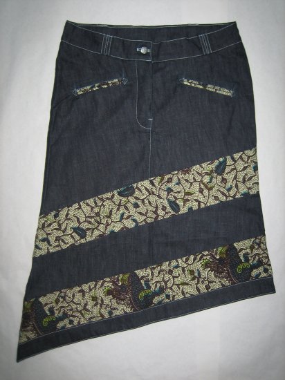 Jeans skirt shorter (br)