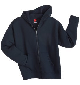 Girl's Hanes Stayclean Zip Hood