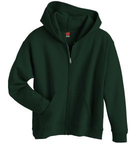 Boy's Hanes Stayclean Zip-front Hood