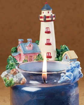 Lighthouse Candle Hug