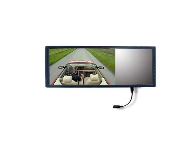 7" inch super thin rear view LCD monitor with bluetooth