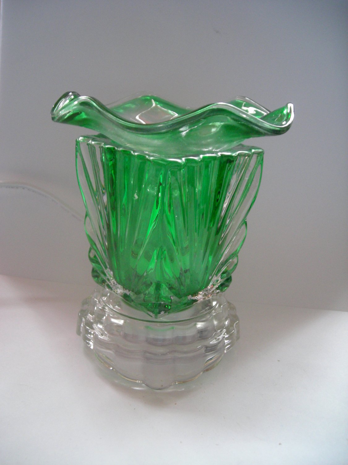Green 260 ELECTRIC Wax OIL WARMER Crystal ELECTRIC OIl