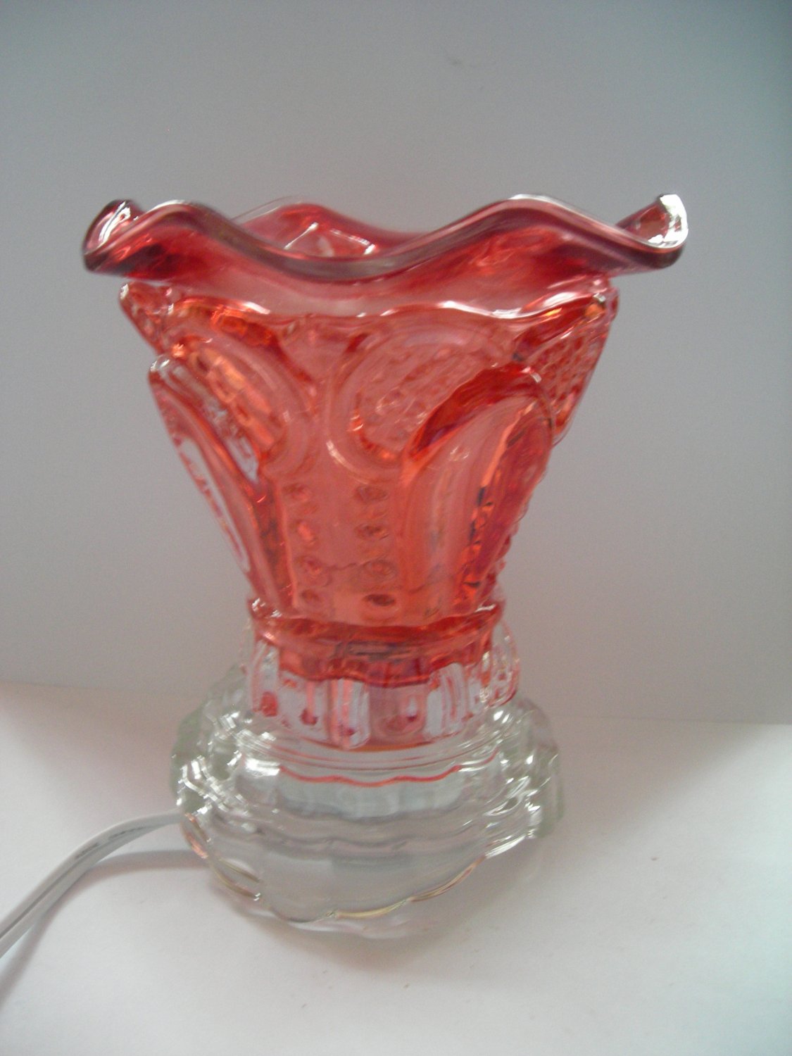 Red 201 ELECTRIC Wax OIL WARMER Crystal ELECTRIC OIL