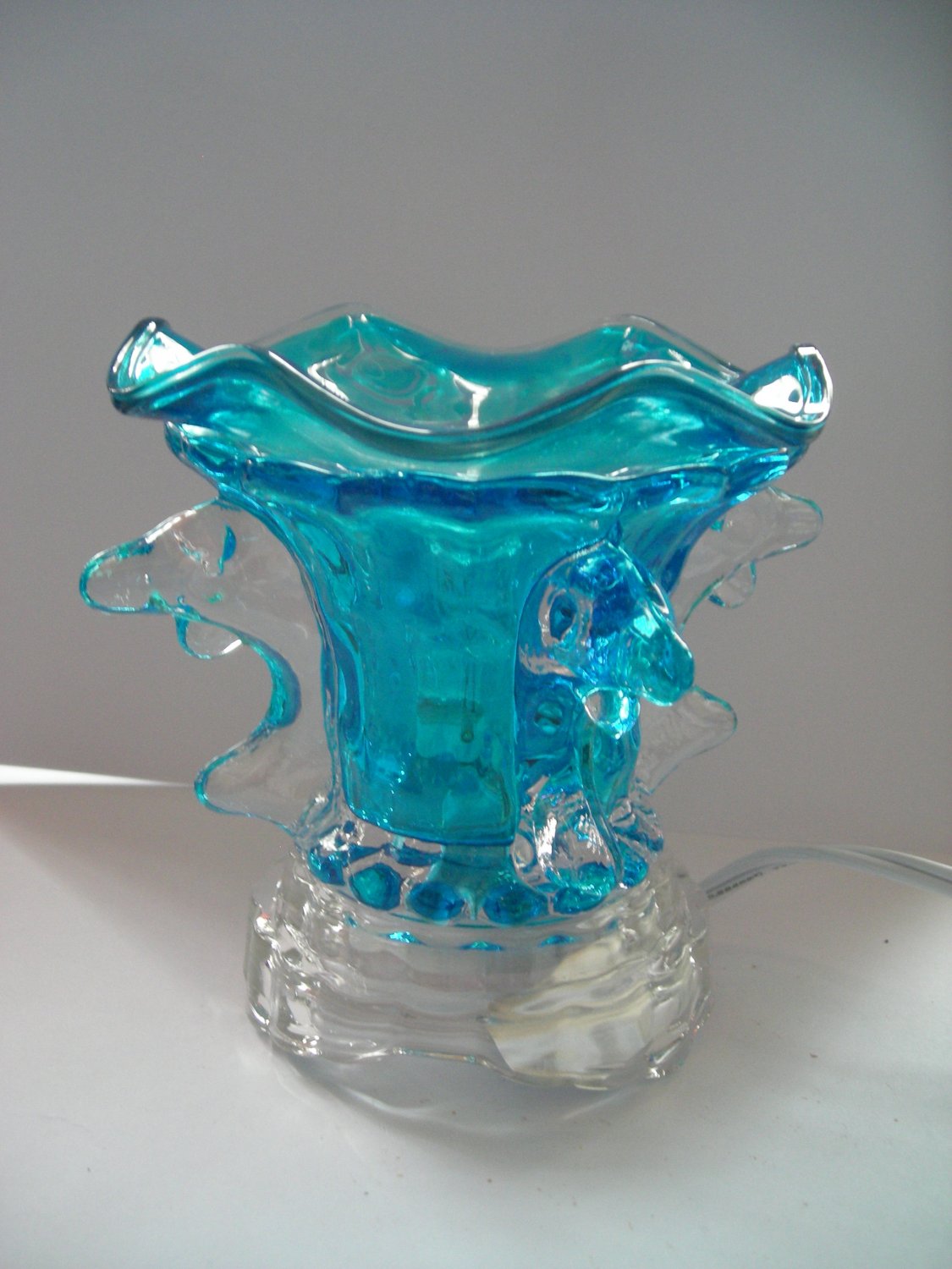 Blue 225 ELECTRIC Wax OIL WARMER Crystal ELECTRIC OIL WARMER