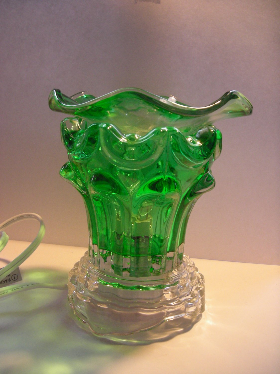 Green Lip Crystal ELECTRIC OIL WARMER