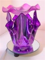Purple Artsy Glass ELECTRIC OIL WARMER