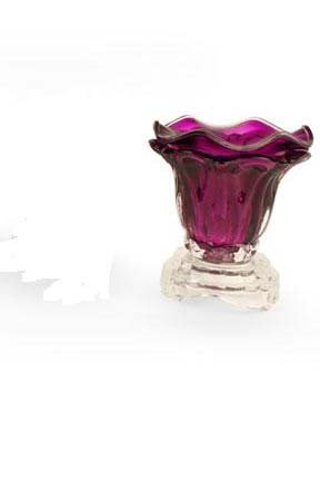Purple Flower Design ELECTRIC OIL WARMER