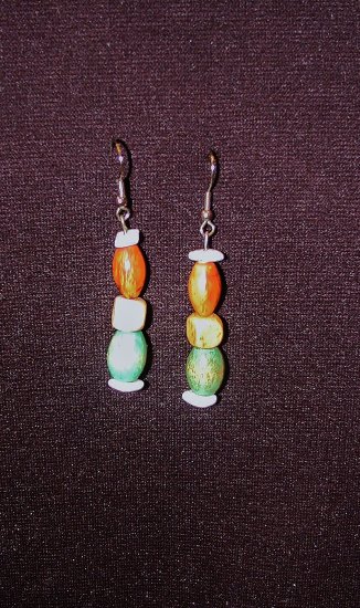 Wood & Shells Earrings