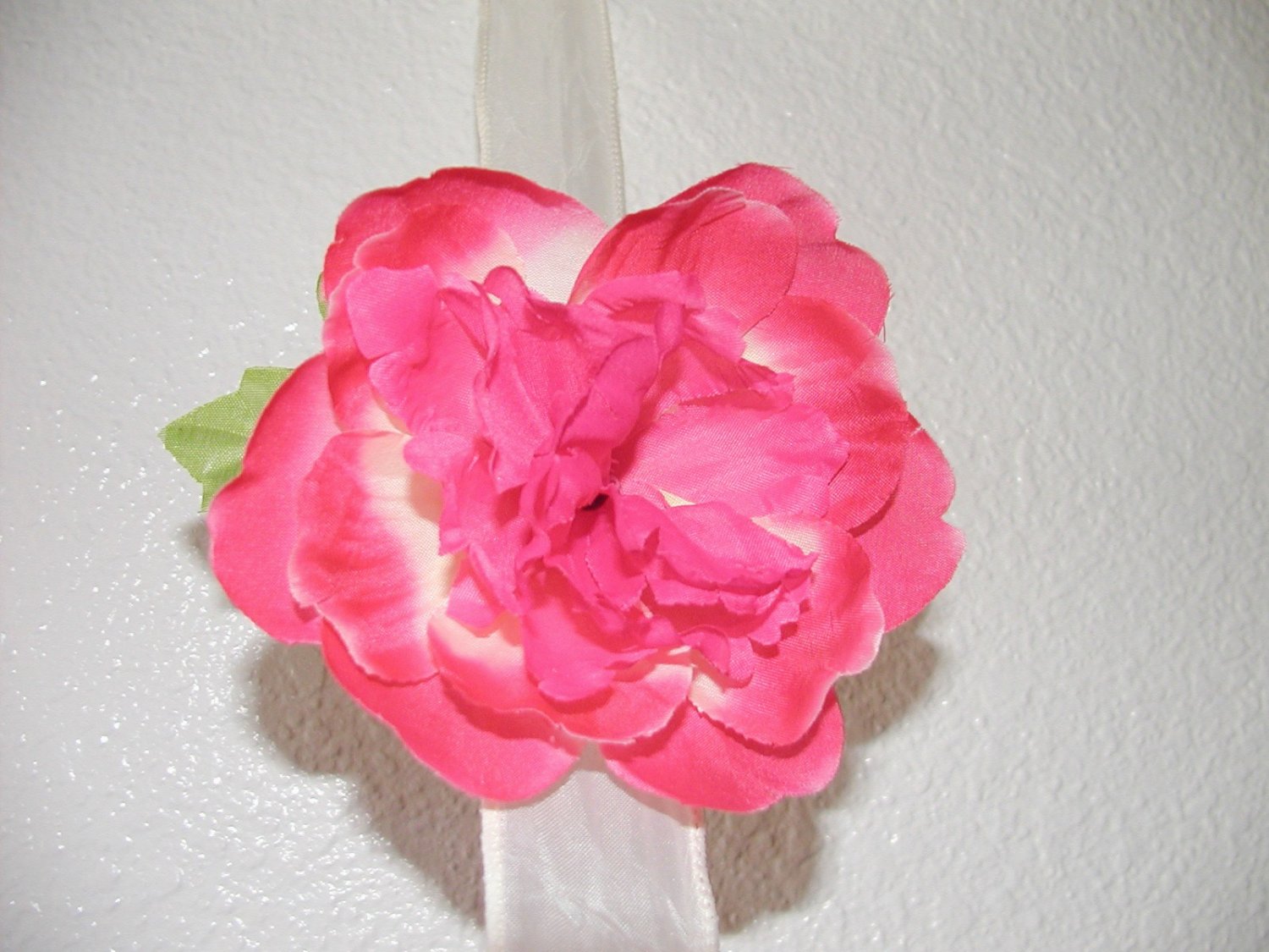 Pink Peony Hair Clip