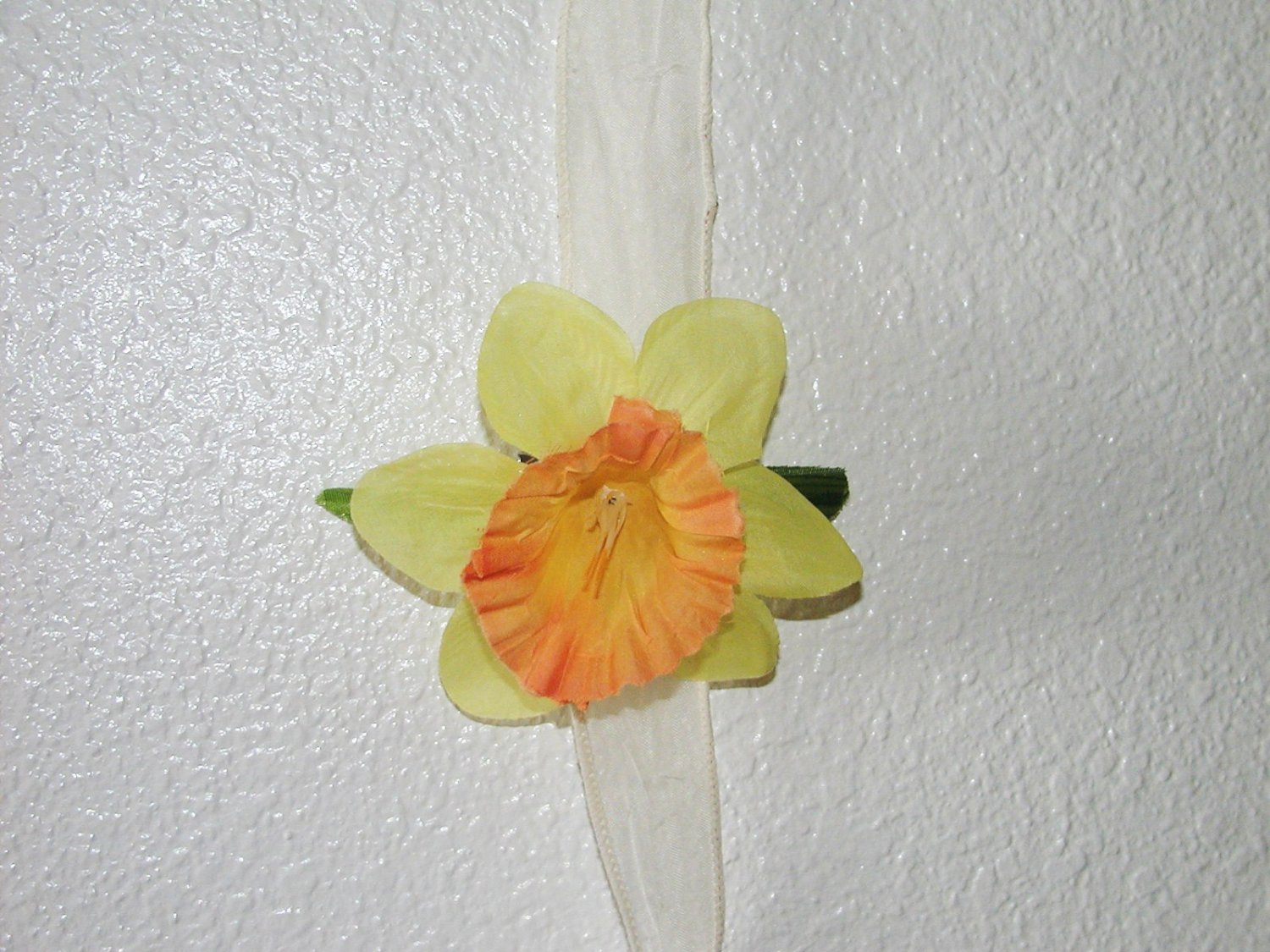 Yellow Daffodil Hair Clip