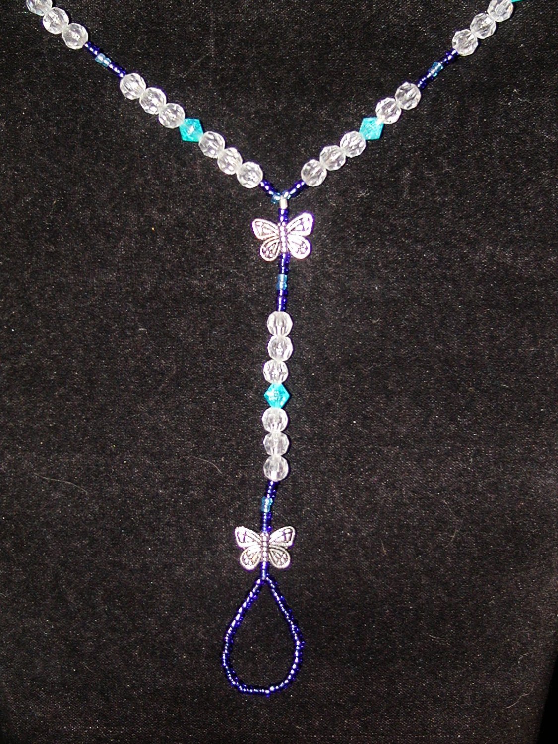 Blue Butterflies - Barefoot Sandals