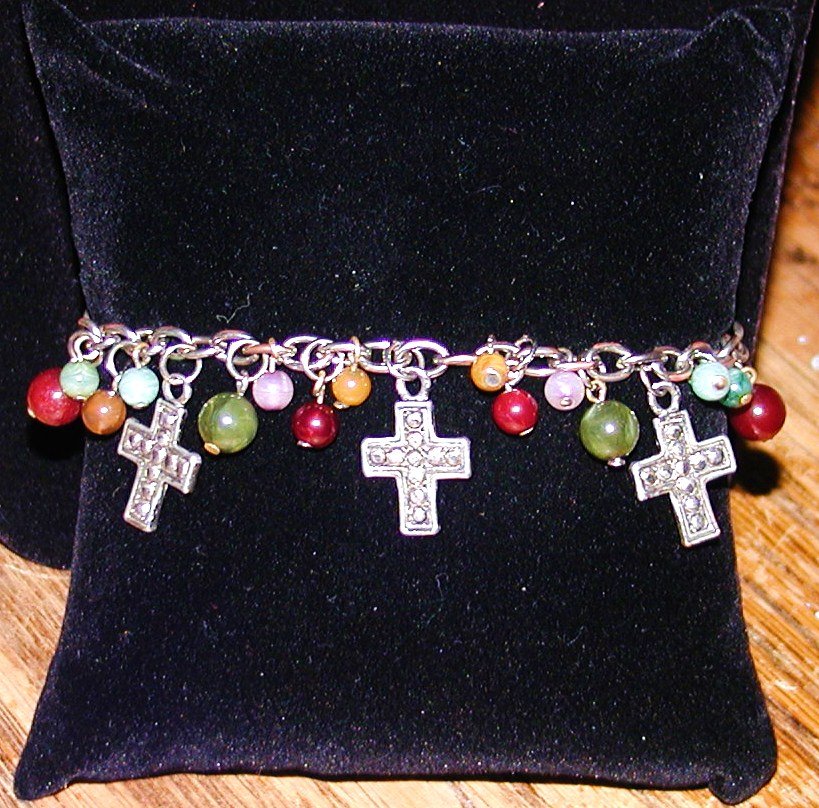 Cross Charm Bracelet